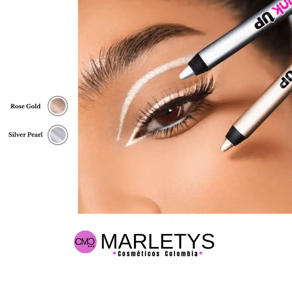 Lápiz Delineador Ojos Pink Up - Tono Rose Gold
