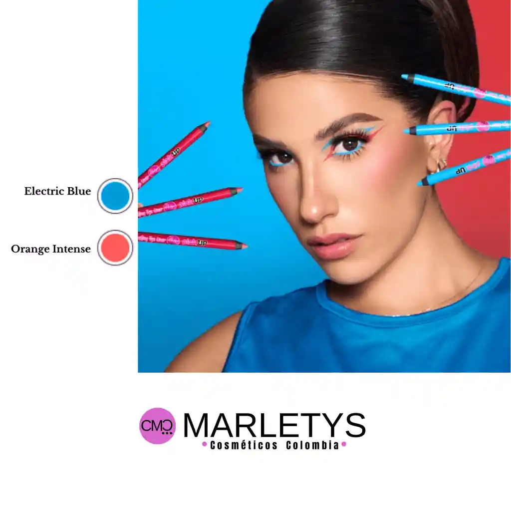 Lápiz Delineador Ojos Pink Up - Tono Orange Intense
