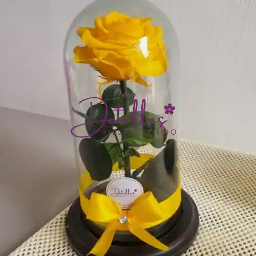 Rosa Preservada Amarilla🌻🌻