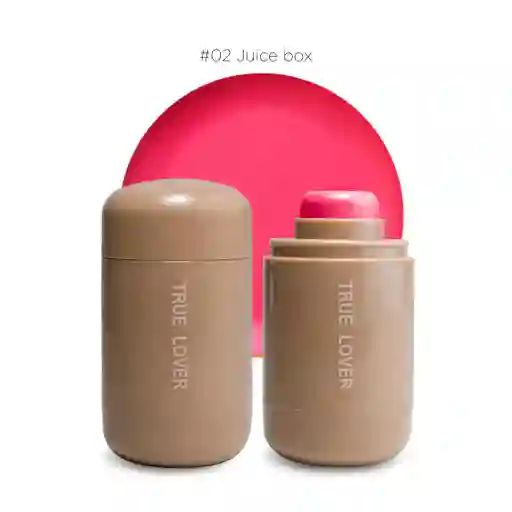 Rubor Pocket En Crema Tono Juicy Box 02 - True Lover