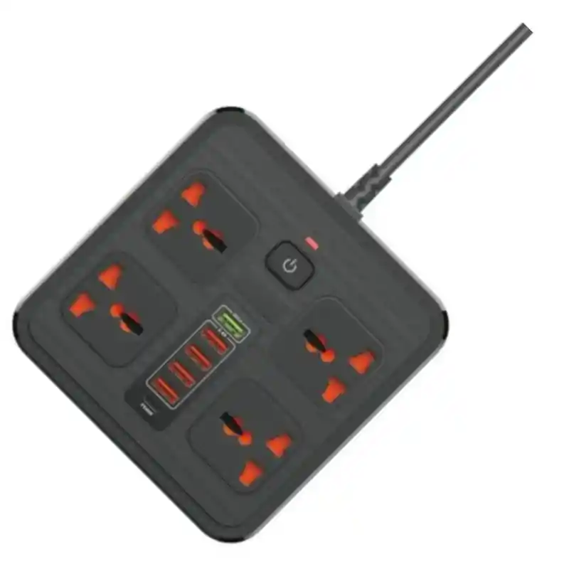 Estabilizador Multitoma De Corriente Regleta 110v Usb Y Usb-c