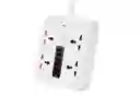 Estabilizador Multitoma De Corriente Regleta 110v Usb Y Usb-c