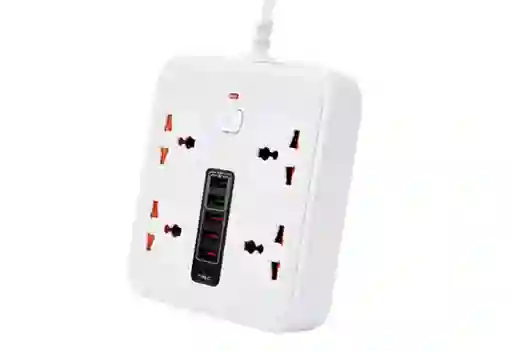 Estabilizador Multitoma De Corriente Regleta 110v Usb Y Usb-c