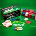 Set De Poker Tipo Casino Texas Hold Fichas Cartas Tapete