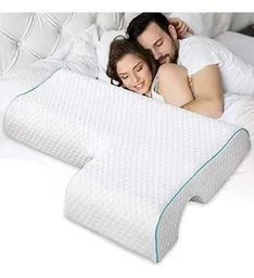 Almohada Ortopédica Cervical Cómoda Parejas Orificio Brazo