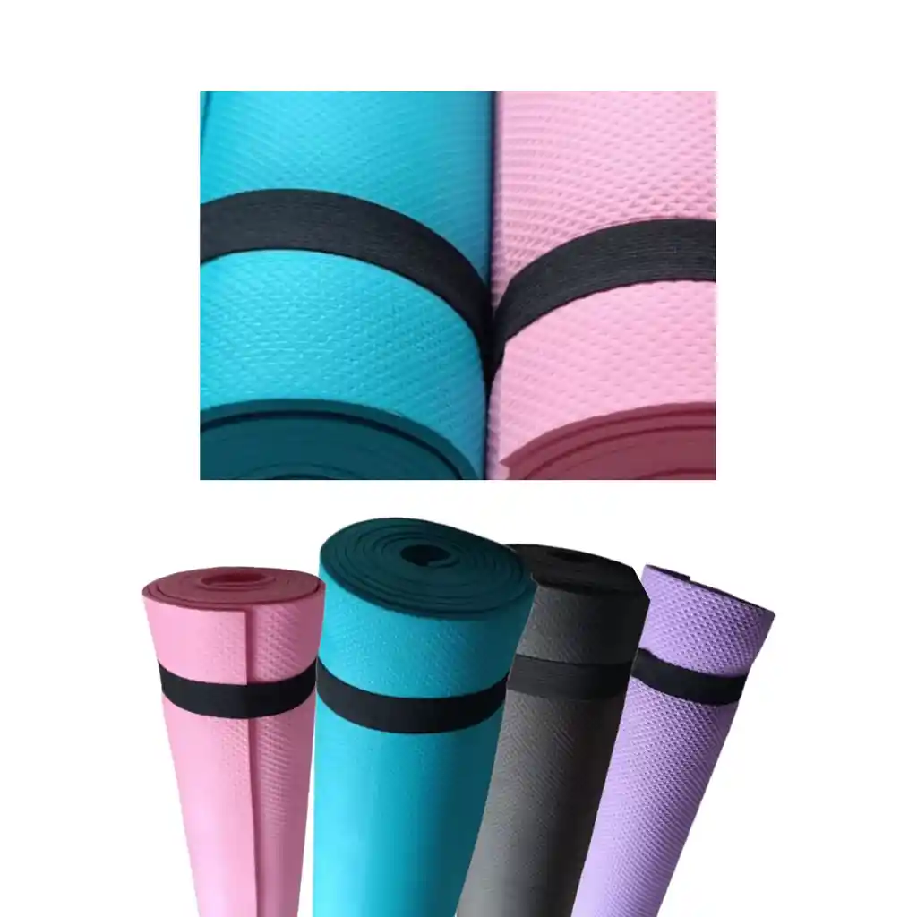 Tapete Training Ozs Yoga Fitness 61x180cm-5mm Gv87/ Turquesa
