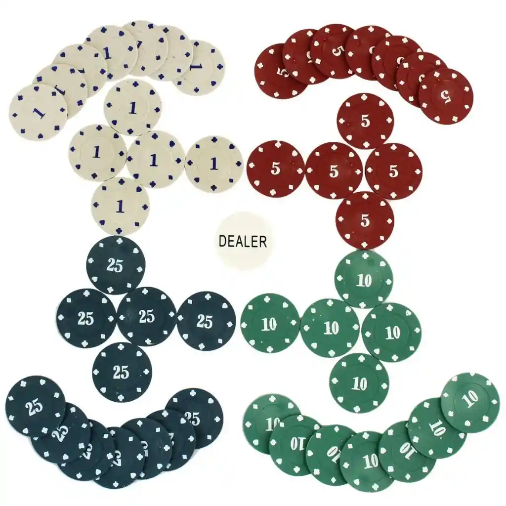 Set De Fichas Poker Casino Texas Hold X 100