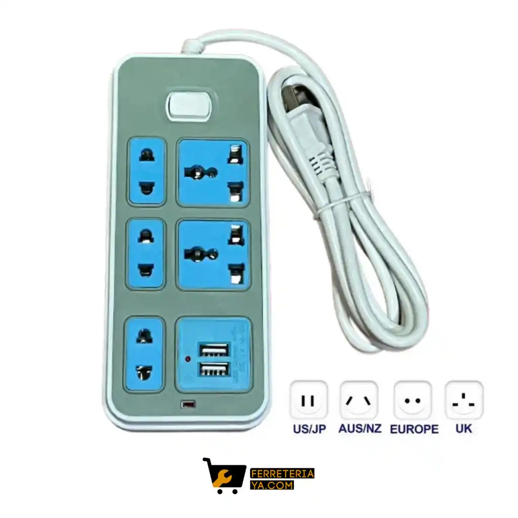 Multitoma Internacional De 5 Servicios + 2 Usb
