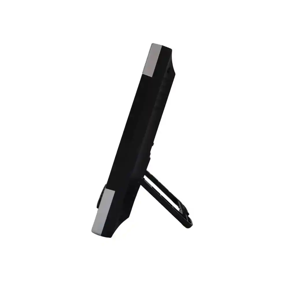 Reloj Multifuncional Alarma Digital, Sensor Calendario Y Termómetro (negro/plateado