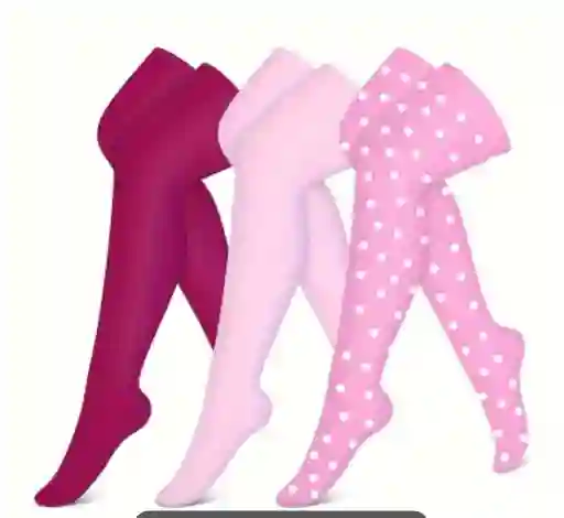 Medias Compresion S/m Rosa Intenso