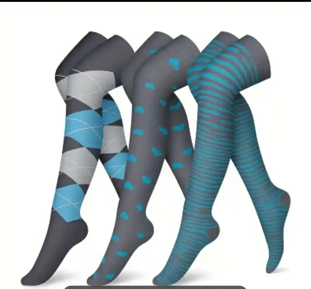 Medias De Compresion Talla S/m Lineal
