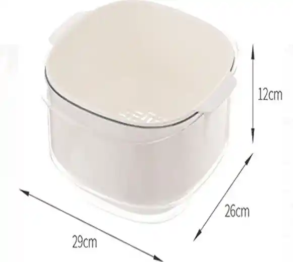 Cesta Con Escurridor Para Alimentos Tazon De Cocina Con Drenaje