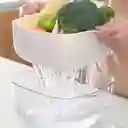 Cesta Con Escurridor Para Alimentos Tazon De Cocina Con Drenaje