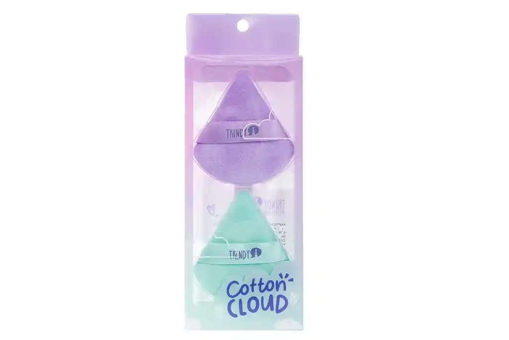 Kit X 2 Borlas Cotton Maquillaje Trendy