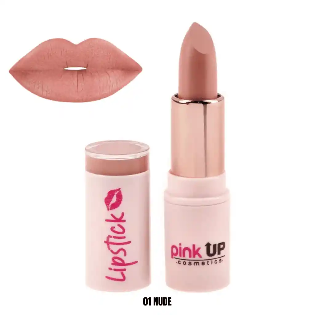 Labial Lipstick Pink Up - Tono Nude