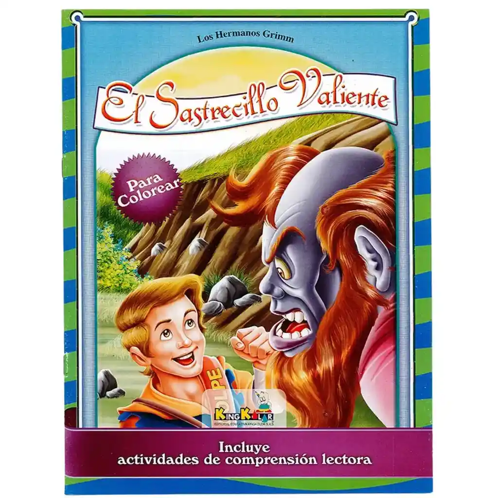 Libro Para Pintar Cuento Infantil - El Sastrecito Valiente