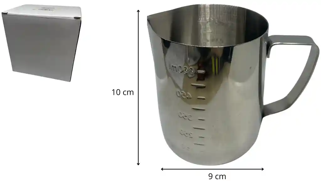 Jarra Leche Espuma Expreso Café Barista 550 Ml Acero Metal