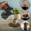 Cafetera Moka De 6 Tazas Color Negro