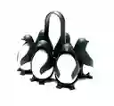 Soporte Huevos Base Hervidor Pingüinos Organizador Huevera