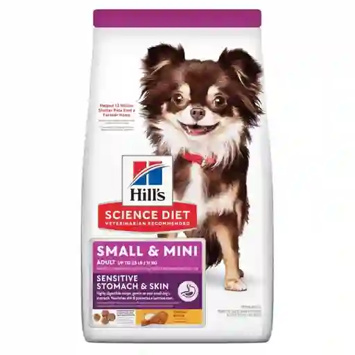 Hills Perro Adulto Sensitive Stomach & Skin Small Mini 4lb