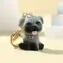 Llavero 3d Perrito Gris