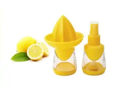 Exprimidor 2 En 1 Con Spray Adaptable Boquilla