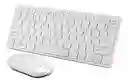 Teclado Con Mouse Diseño Slim Universal Receptor Usb Compatible Con Pc Laptop Tablet