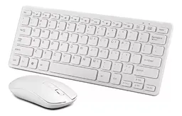 Teclado Con Mouse Diseño Slim Universal Receptor Usb Compatible Con Pc Laptop Tablet
