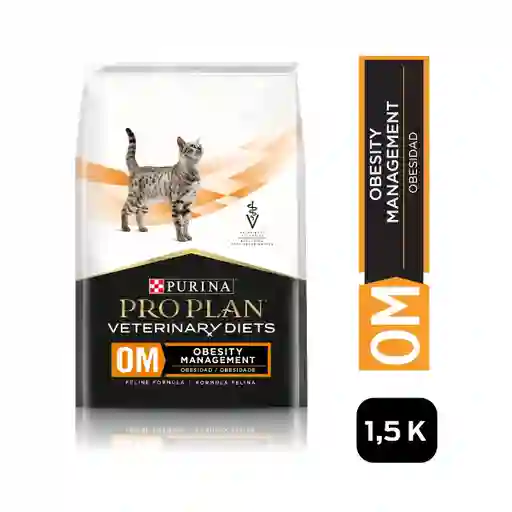 Pro Plan Gato Om (control De Peso) 1.5kg