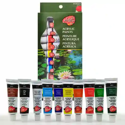 Pintura Acrilica X10 Colores