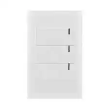 Interruptor Triple Premiun Blanco