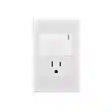 Interruptor + Toma Premium Blanca