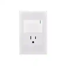 Interruptor + Toma Premium Blanca