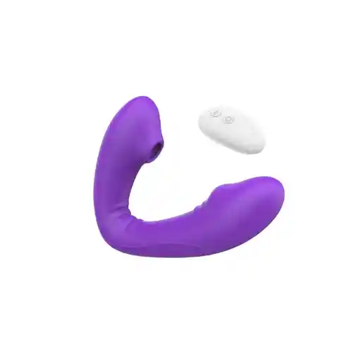 Vibrador Succionador Clitoriano Recargable Con Control
