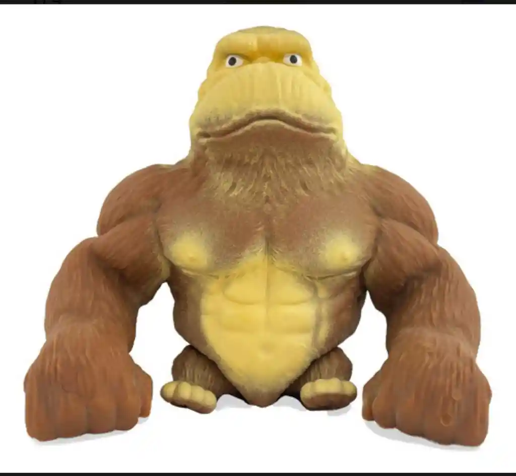 Juguete Muñeco Antiestres Gorila Elástico Indestructible