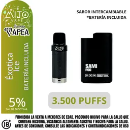 Dispositivo Pod Mijo Exotica Ice 3500 Puffs 5%
