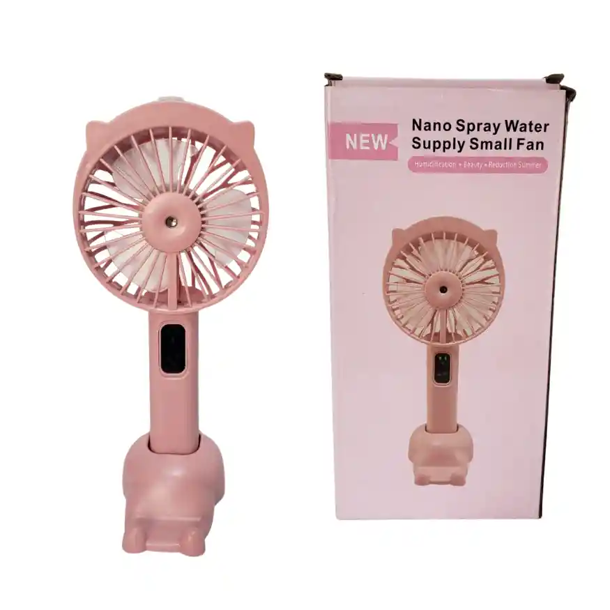 Ventilador Portatil Con Soporte Para Celular