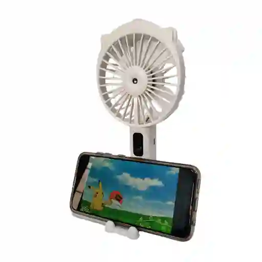 Ventilador Portatil Con Soporte Para Celular