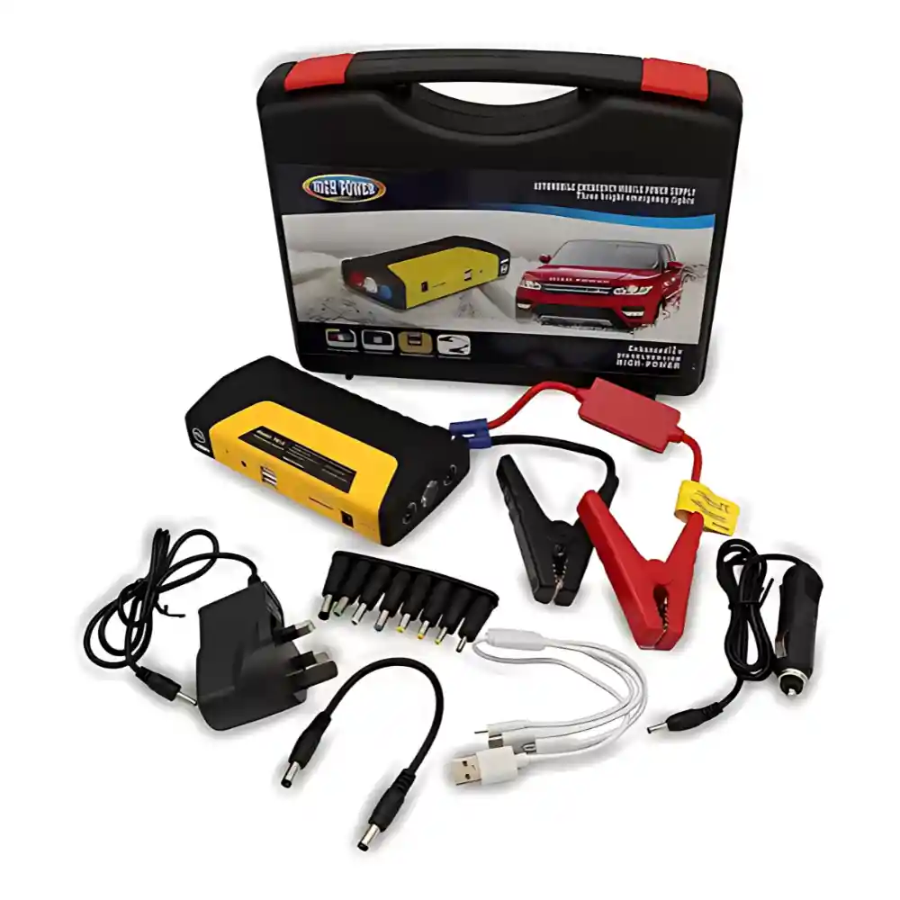 Iniciador De Batería Para Carro Con Linterna Multifunción Estuche