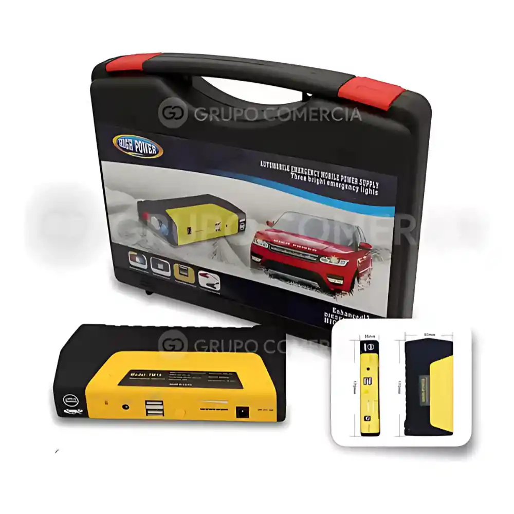 Iniciador De Batería Para Carro Con Linterna Multifunción Estuche