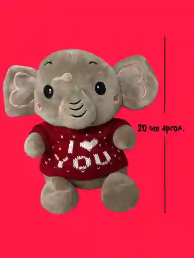 Peluche Elefante I Love You