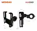 Holder Soporte Manubrio Para Moto Porta Celular Anticaída Antivibración Innovo