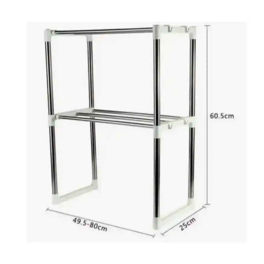 Organizador Microondas Estante Metálico De Cocina Multiusos