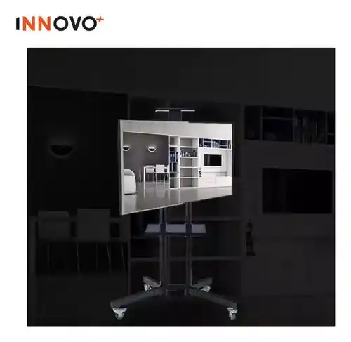 Soporte Piso Pedestal Para Tv Smartv Pc Laptop Para Presentación Ruedas Hasta 70 Pulgadas Innovo