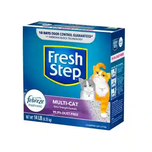 Arena Fresh Step Multi Cat Aglomerante 14 Lbs