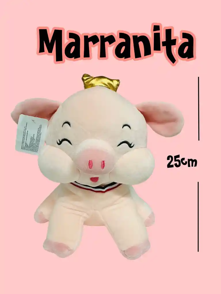 Peluche Marranita 25cm