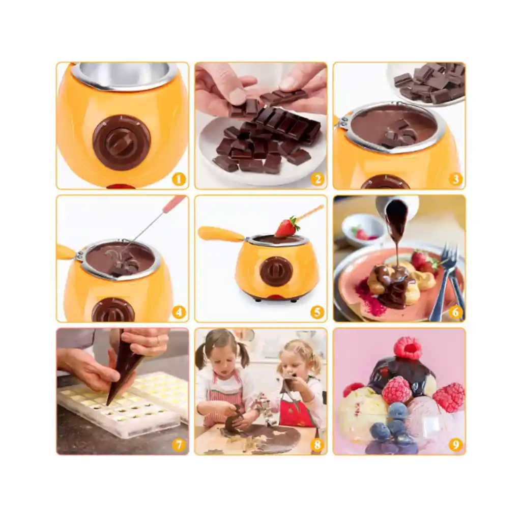 Maquina Olla Fundidora Para Derretir Chocolate