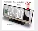 Reloj Despertador Mesita Noche Led Proyector Temperatura.