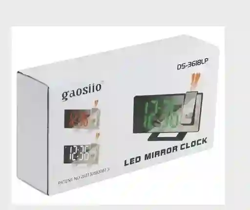 Reloj Despertador Mesita Noche Led Proyector Temperatura.