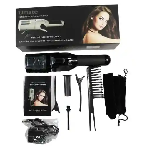 Set De Cepillo Quita Horquilla Recargable Accesorios Maquina Para Cabello
